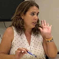 Female scholar on Cuba